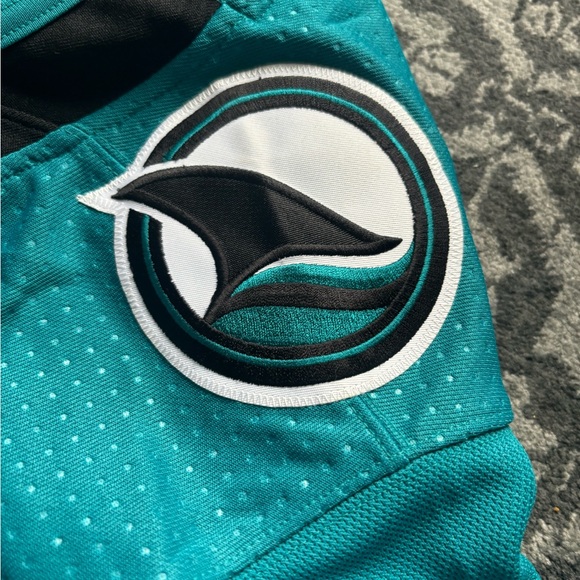 Authentic Sharks Burns Jersey sz 54 NWT - Picture 8 of 8